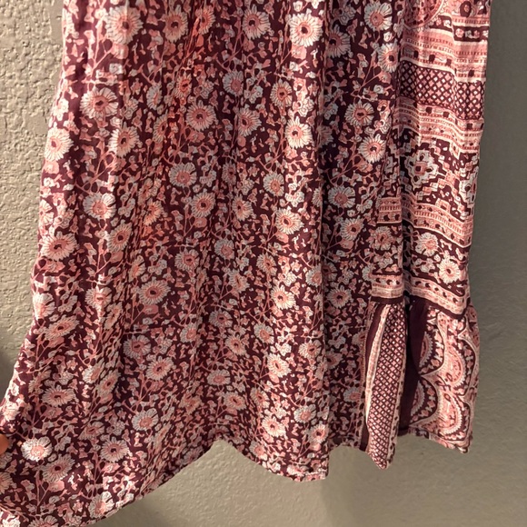 NATURAL LIFE Purple and Pink Bohemian Maxi Dress Size XS - Picture 3 of 15